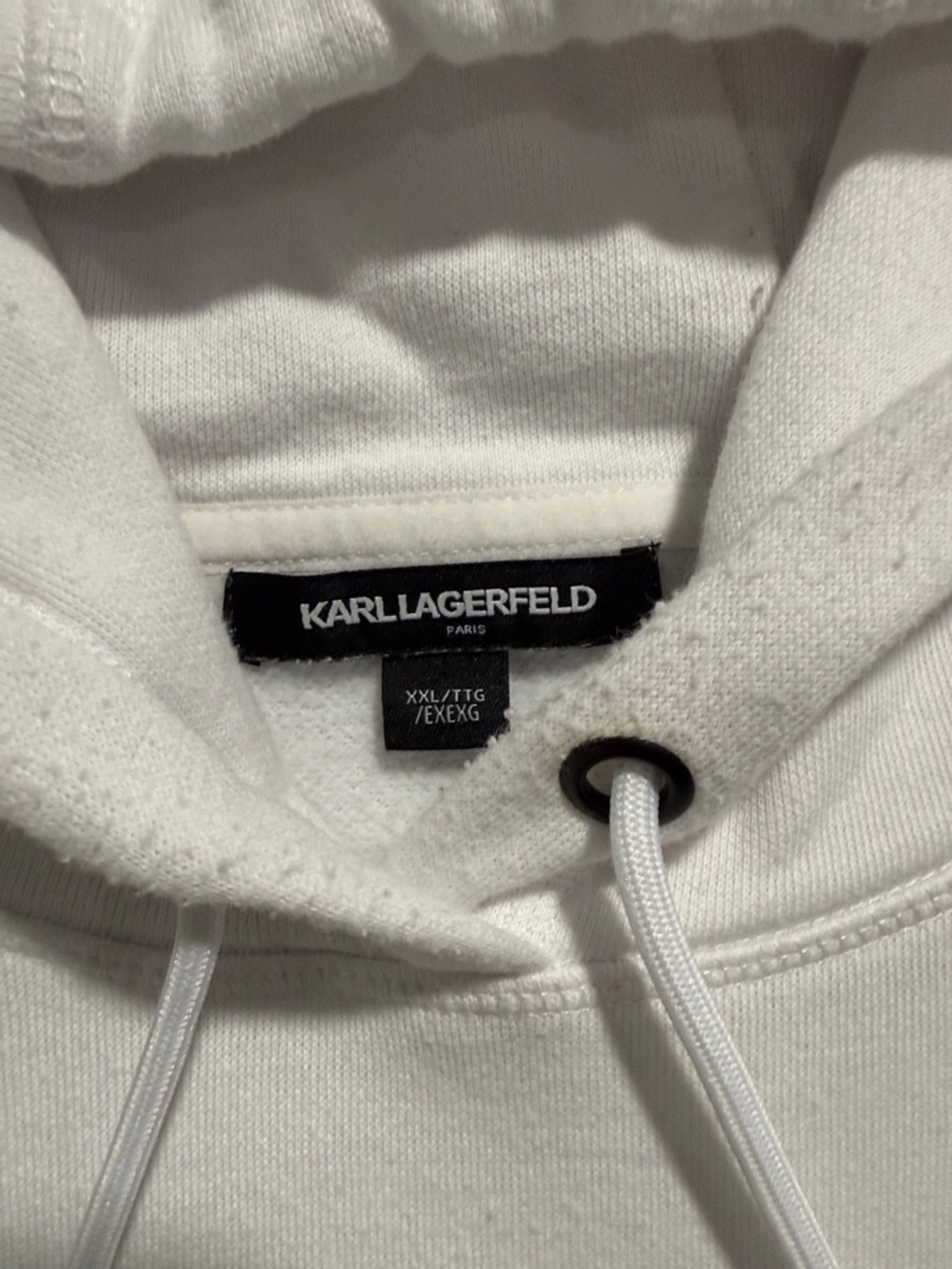 Karl Lagerfeld Hoodie Hooded Sweatshirt Size XXL - Picture 2 of 3
